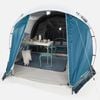 Decathlon | Camping Tent With Poles Arpenaz 4.1 F&b 4 Persons 1 Bedroom - One Size