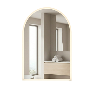 Barelli 900 x 600mm Signature Frameless Arch Front-Lit LED Mirror