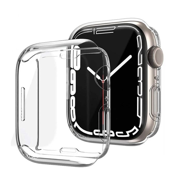 TEGAL Clear TPU Soft Case / Screen Protector for Apple Watch Series 9 45mm