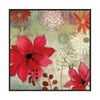 Artey | In The Garden I - Framed Canvas - Black Frame - 100 x 100cm