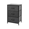 Levede 3 Chest of Drawers Storage Cabinet Dark Grey