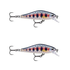 2x Rapala 5cm Shadow Rap Fast Sink Jerkbait/Twitchbait Fish Lures - Yamame