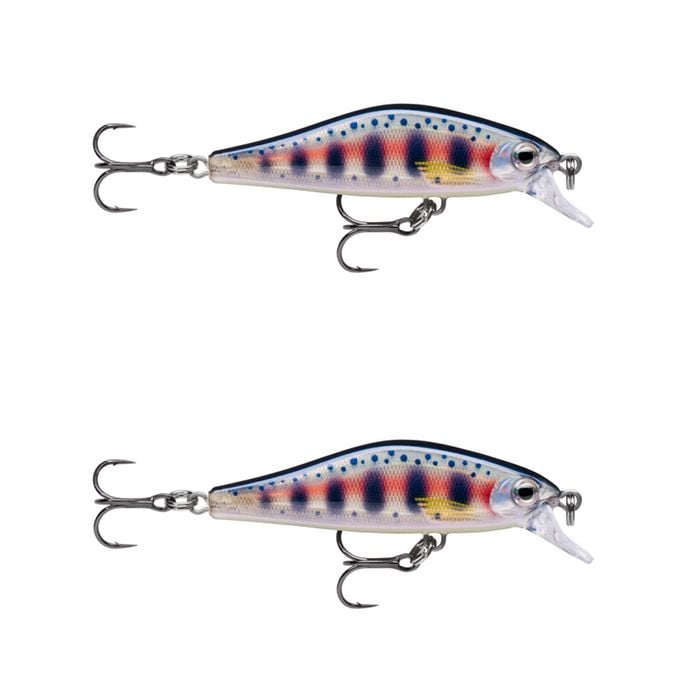 2x Rapala 5cm Shadow Rap Fast Sink Jerkbait/Twitchbait Fish Lures - Yamame