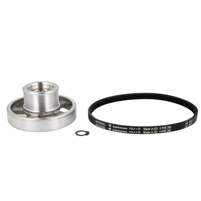 Condenser Dryer Motor Fan Pulley and Belt Repair Kit 492204404, suits Beko