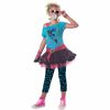 Valley Girl 80s 1980s Party Pop Star Katy Cindy Retro Child Girls Costume M