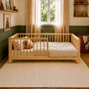 Hide & Seek Kids Oliver Solid Pine Kids Bed - Single