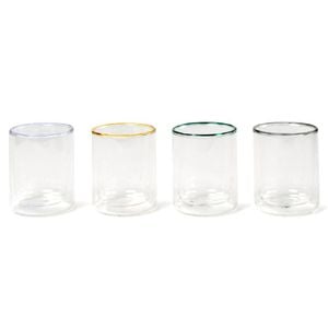 Salt & Pepper Brew Double Wall Latte Glasses 260ml - Set Of 4