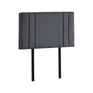Palermo Linen Fabric Single Bed Deluxe Headboard - Grey