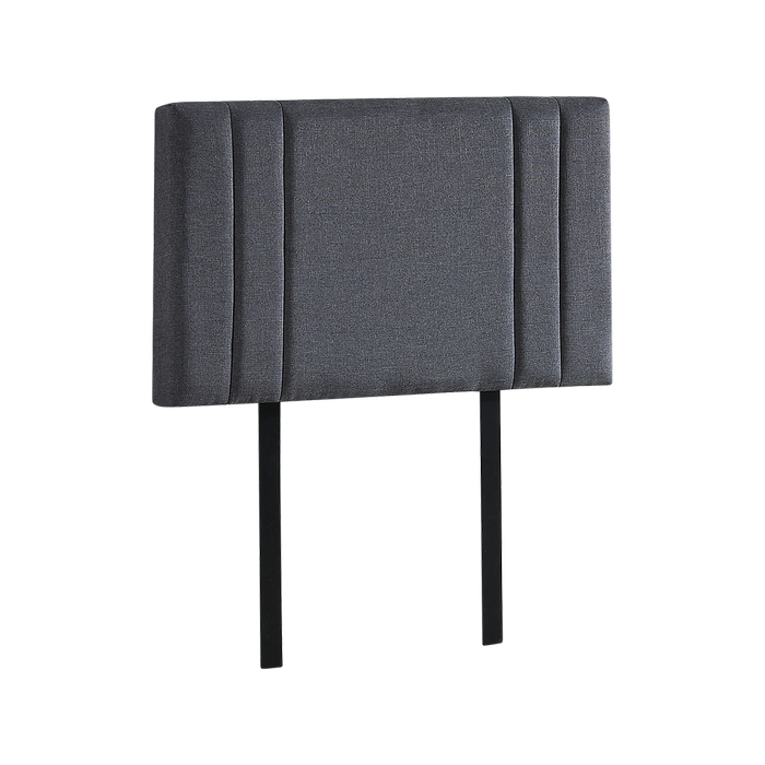 Palermo Linen Fabric Single Bed Deluxe Headboard - Grey