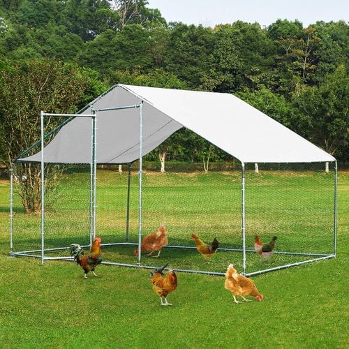 Large Walk-in Pet Chicken Run Coop Cage Rabbit Hutch Ferret House ...