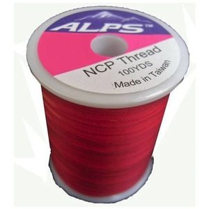 Alps 100yds of Red Rod Wrapping Thread - Size A (0.15mm) Rod Binding Cotton