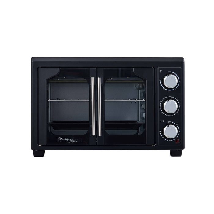 Healthy Choice 30l Air Fryer Convection Pizza Oven W/ Rotisserie 360 Degree Food Rotating Option