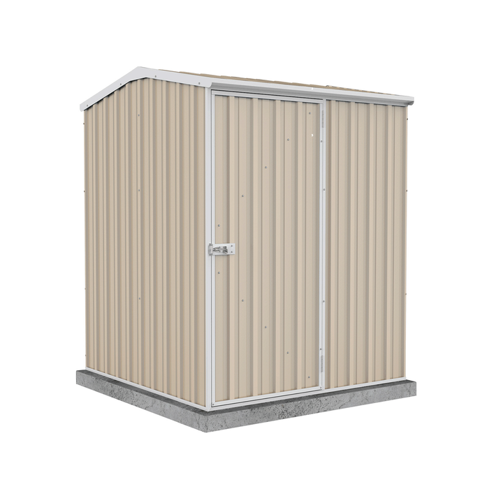 Absco Sheds 1.52 x 1.52 x 1.95m Paperbark Premier Single Door Garden Shed