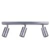 CLA Lighting Exterior Adjustable 3 Head Bar Spot Light (Titanium) IP44