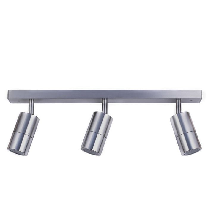 CLA Lighting Exterior Adjustable 3 Head Bar Spot Light (Titanium) IP44
