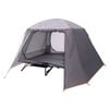 Wildtrak Easy Up Outdoor Camping Stretcher Tent Queen 200cm Double Door Grey
