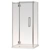 Rick McLean's Bathware 900mm Euro Frameless Hinged Shower Screen