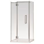 Rick McLean's Bathware 900mm Euro Frameless Hinged Shower Screen