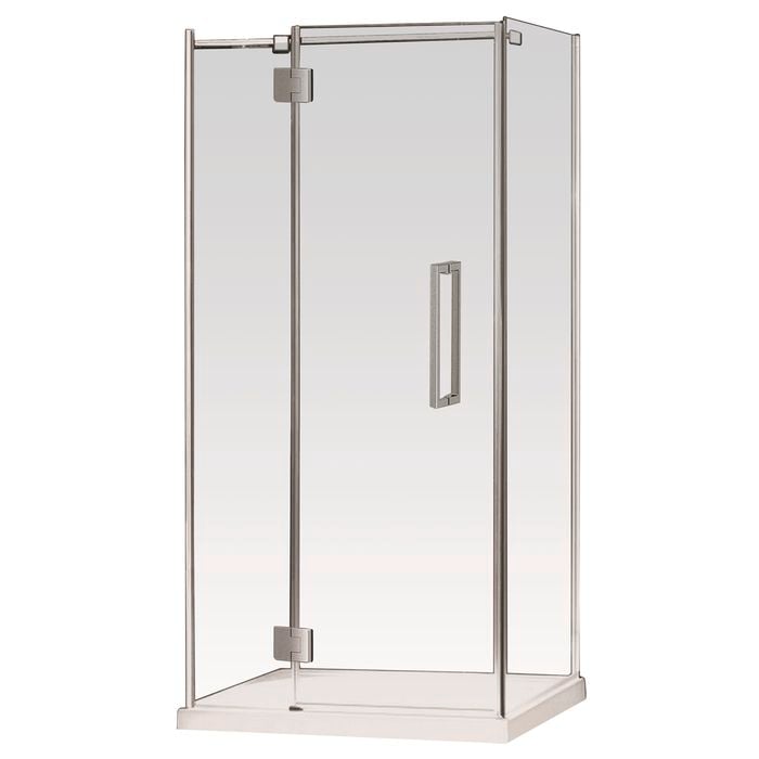 Rick McLean's Bathware 900mm Euro Frameless Hinged Shower Screen