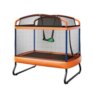 Mazam 6FT Trampoline Enclosure Safety Net w/ Bar & Swing Rectangle