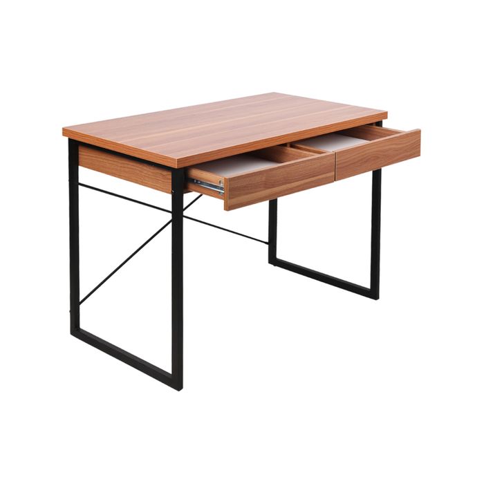 Artiss Office Computer Desk Walnut Metal
