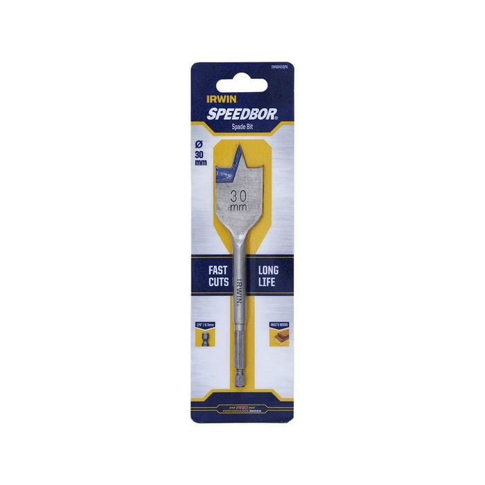 IRWIN 30mm Blue Groove Spade Bit