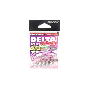 Decoy Delta Magic SV51 Finesse Ajing Fishing Jig Head 3/32oz 6