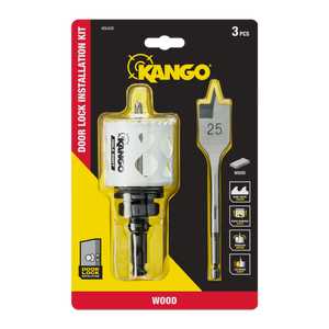 Kango 3-Piece Door Lock Installation Kit