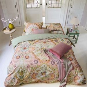 Pip Studio King Forest Green Saluti Grandi Pastel Cotton Quilt Cover Set