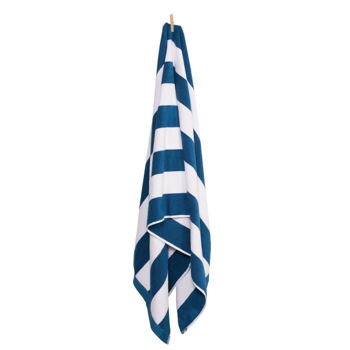Royal Cabana Stripe Beach Towels - Cobalt Blue