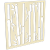 ProtectorAl 300-1200 x 300-1200mm Primrose Bamboo Unframed Solid Aluminium Decorative Panel