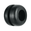 Pinnacle 1/4 x 1/2" Black Wiring Grommet - 6 Pack