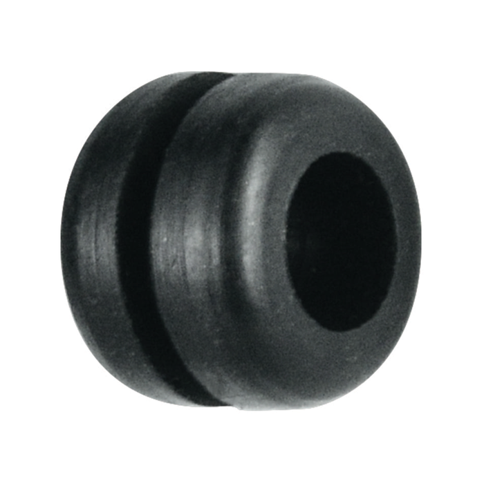 Pinnacle 1/4 x 1/2" Black Wiring Grommet - 6 Pack