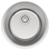 Mondella Single Round Bowl Stainless Steel Sink