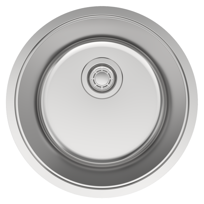 Mondella Single Round Bowl Stainless Steel Sink