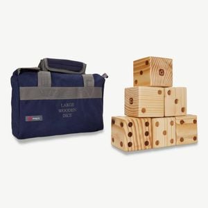 Uber Giant 9cm Wooden Dice - Pack Of 6