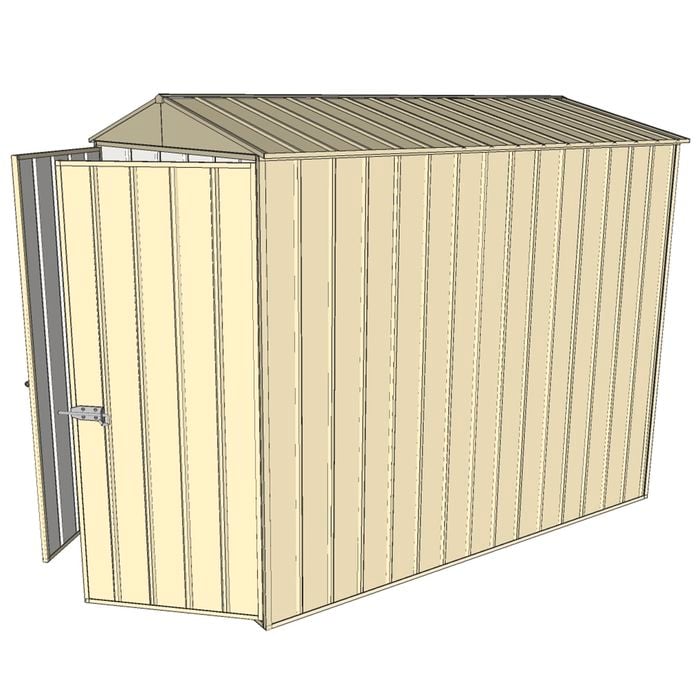 Build-a-Shed 1.5 x 2.3 x 2.3m Gable Shed without Side Doors - Cream