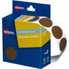 Avery Self-Adhesive Dot Labels 24mm (500pcs) (Brown)