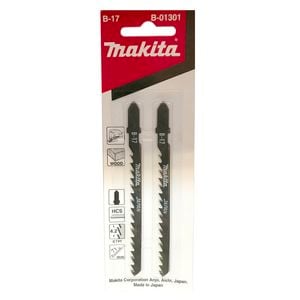 Makita No. B17 6 Teeth Jigsaw Blade - 2 Pack