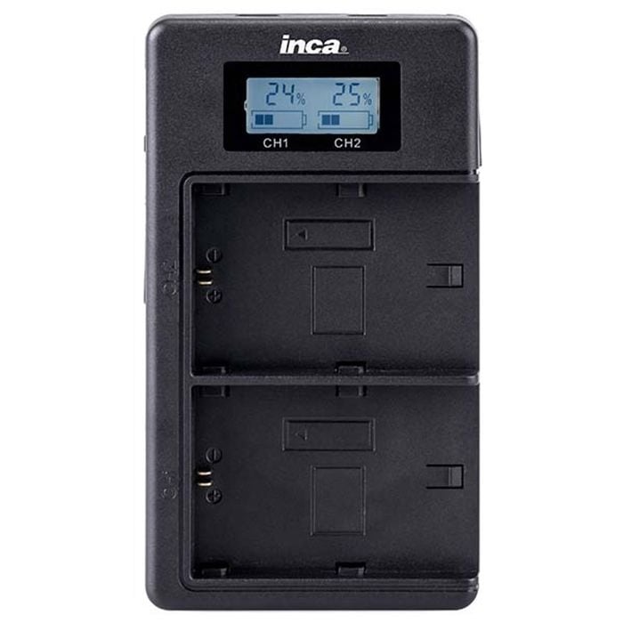 Inca CD-SD003 2-Slots USB Charger/Power Bank for Canon NB-10L