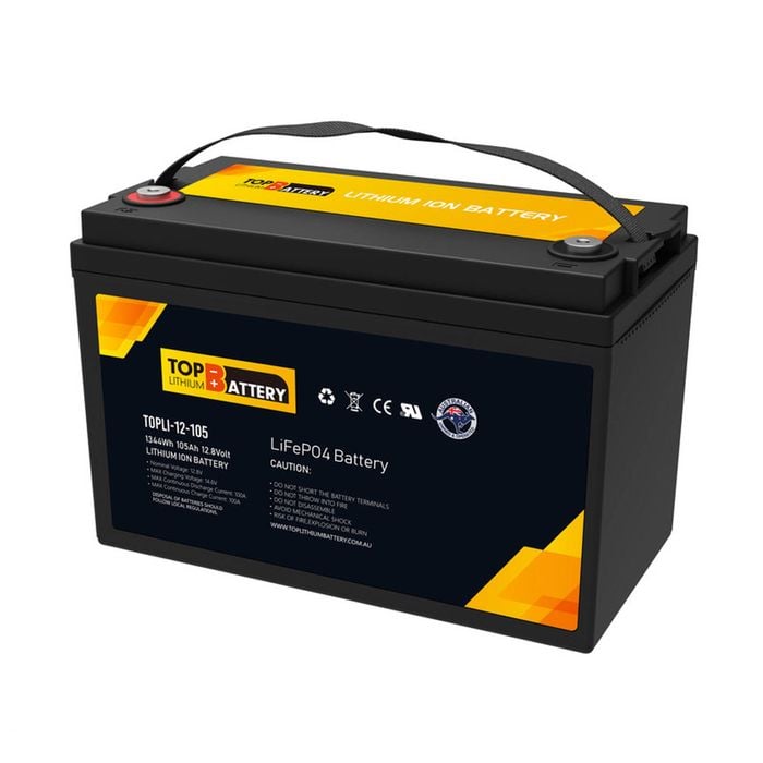 Top Lithium Battery (LiFePO4) Battery 12.8V 105Ah