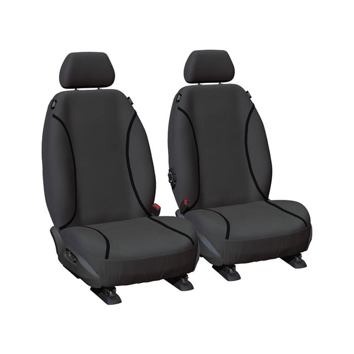 For Toyota Hilux 200 Series SR,SR5 Dual Cab 2025-On Tradies Canvas Seat Covers