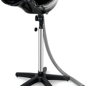 Provecta Portable Adjustable Shampoo Basin Hair Wash Bowl For Salon Or Home Use Black