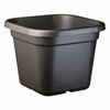 IP Plastics 33L (42cm) Square Pot Charcoal