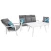 Eden 4pc Lounge Setting - White