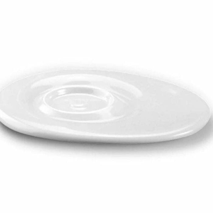 Dignity By Wade Oval Saucer, White