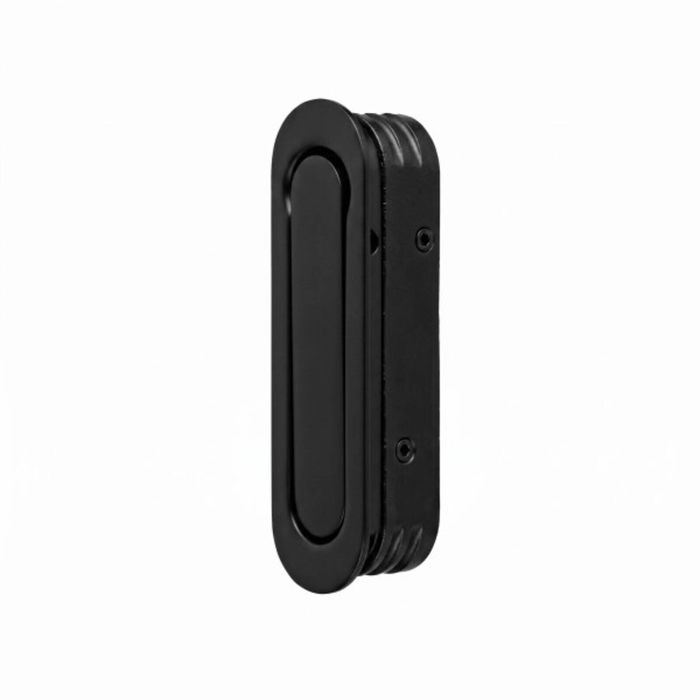 Lemaar 70 x 20mm Black Round Edgepull