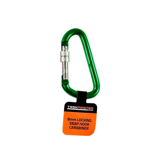 Taskmaster 8mm D-Shape Locking Carabiner
