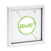 Nicola Spring Acrylic 3d Box Photo Frame - 20" X 20"  - White