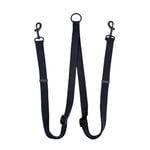 Flamingo Black Double Dog Leash